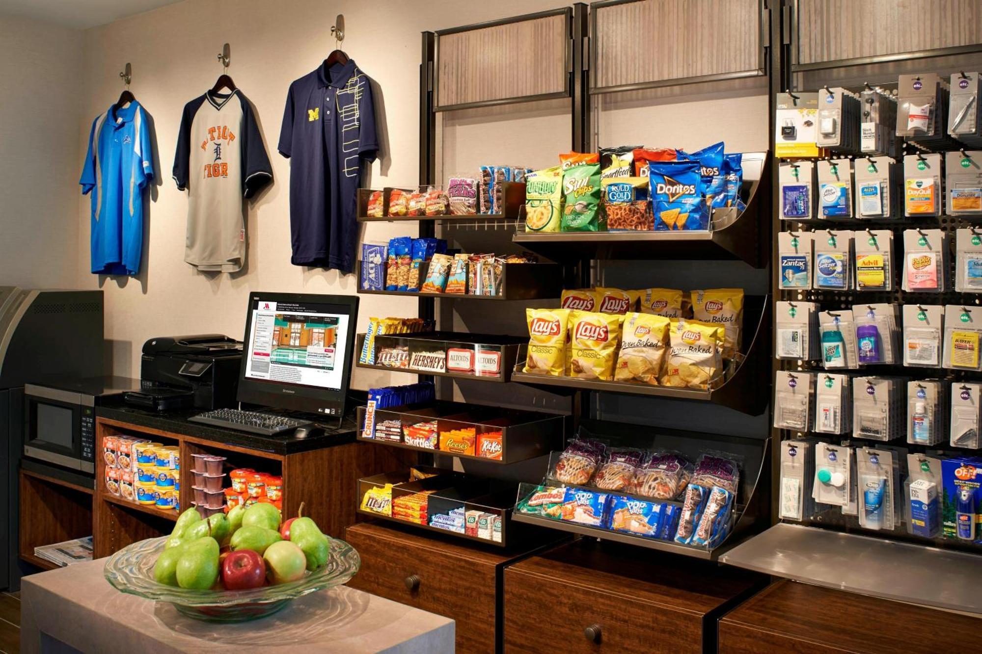 Detroit Metro Airport Marriott Hotel Romulus Ngoại thất bức ảnh