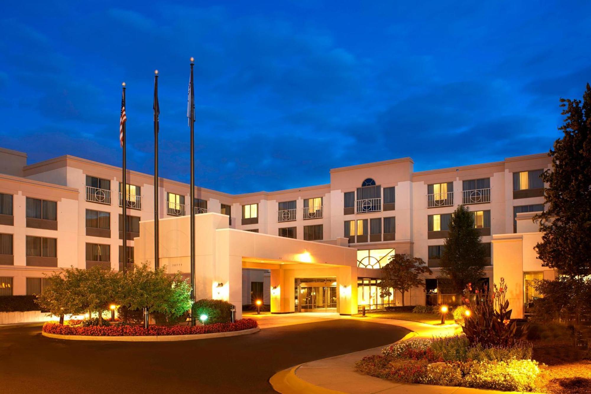 Detroit Metro Airport Marriott Hotel Romulus Ngoại thất bức ảnh
